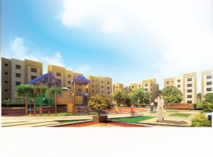 3D Exterior Landscape Visualization for a Group Housing Project